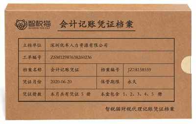 一般纳税人企业代做账服务案例-深圳优车人力资源做账案例